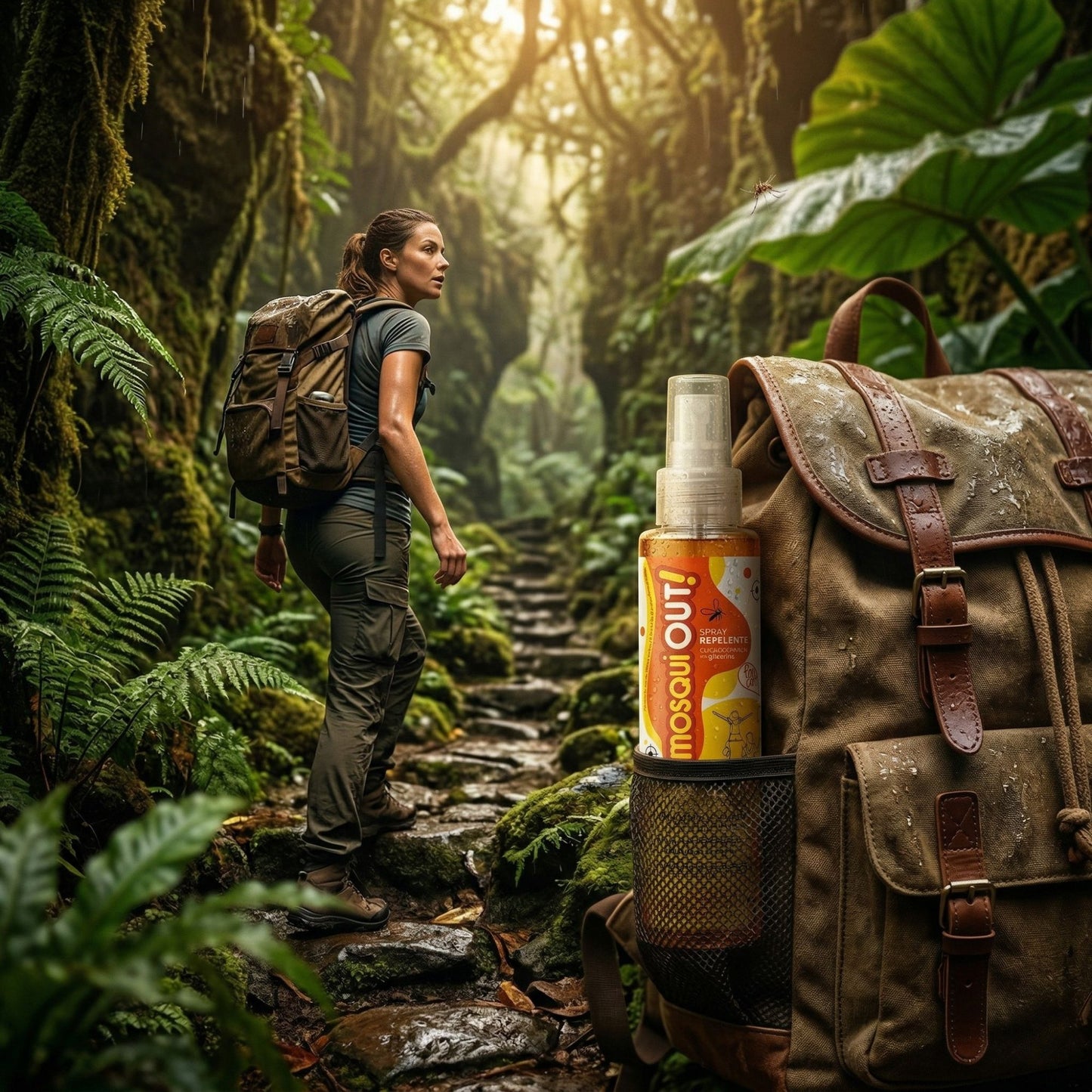 MosquiOUT! Insect Repellent Spray 4.4 oz | Long-Lasting Protection Against Mosquitoes, Flies, Ticks & Gnats