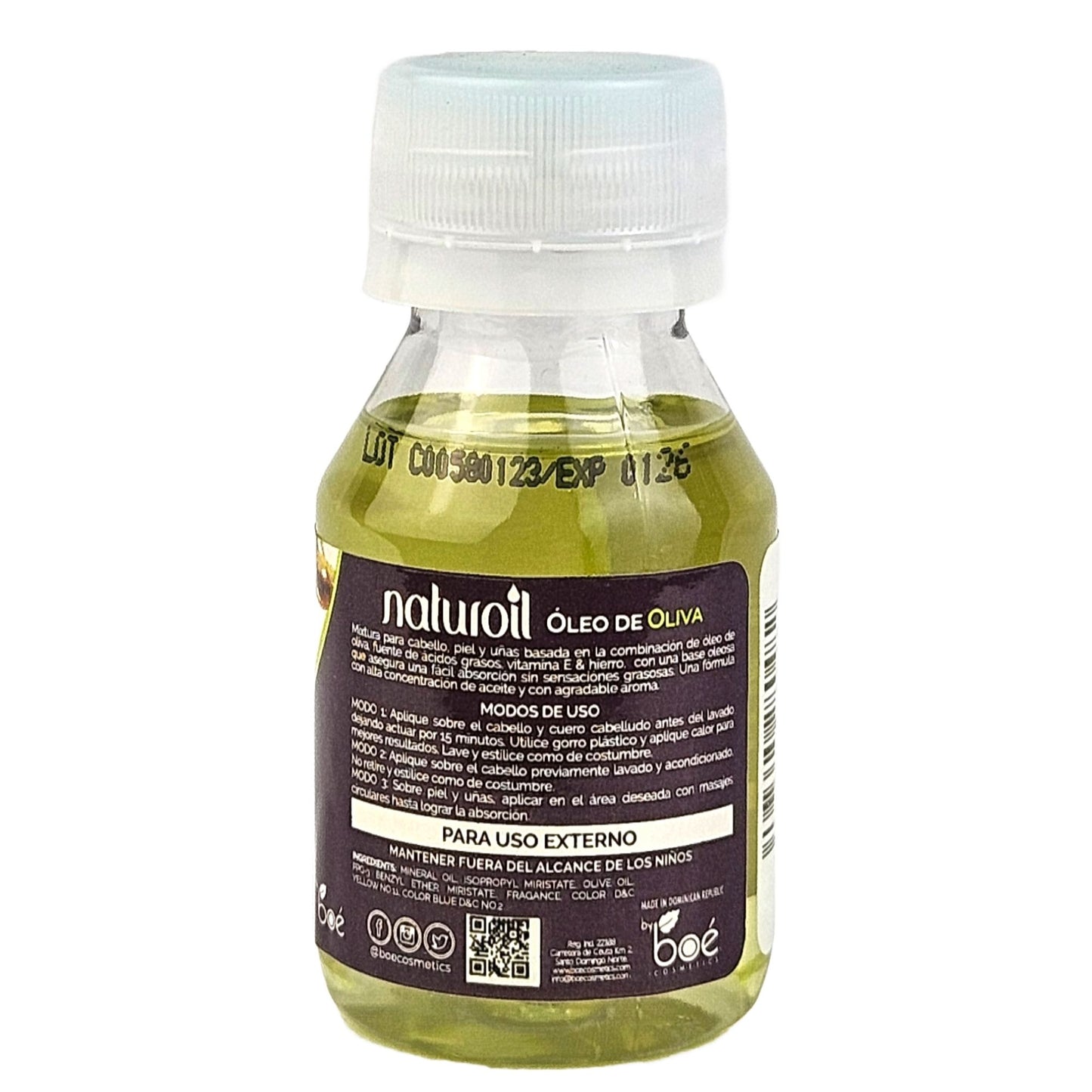 Naturoil Olive Oil for Hair, Skin & Nails 2 oz - Deeply Moisturizing Beauty Oil