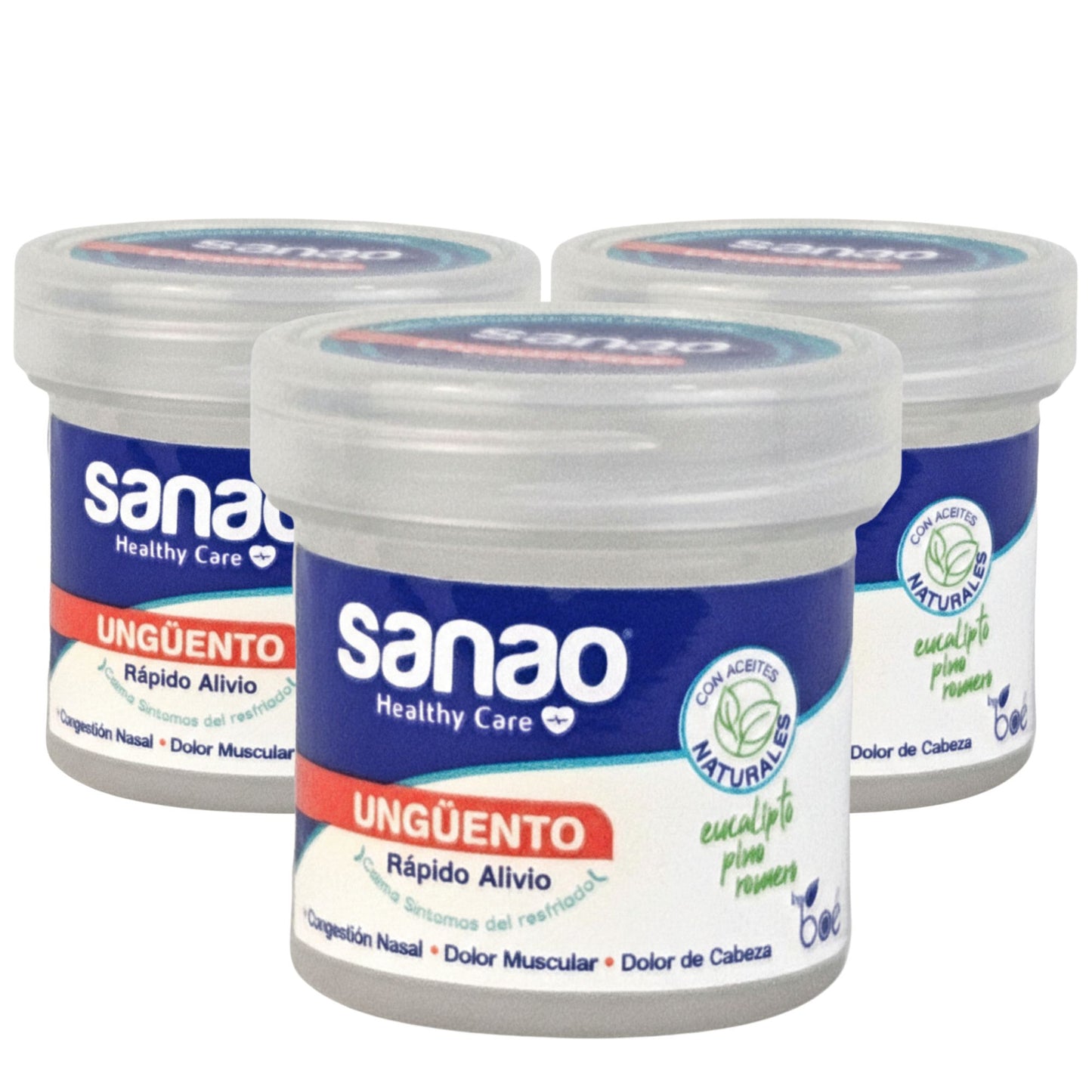 Sanao Healthy Care Soothing Ointment 2.34 oz – Eucalyptus, Rosemary & Pine Oils