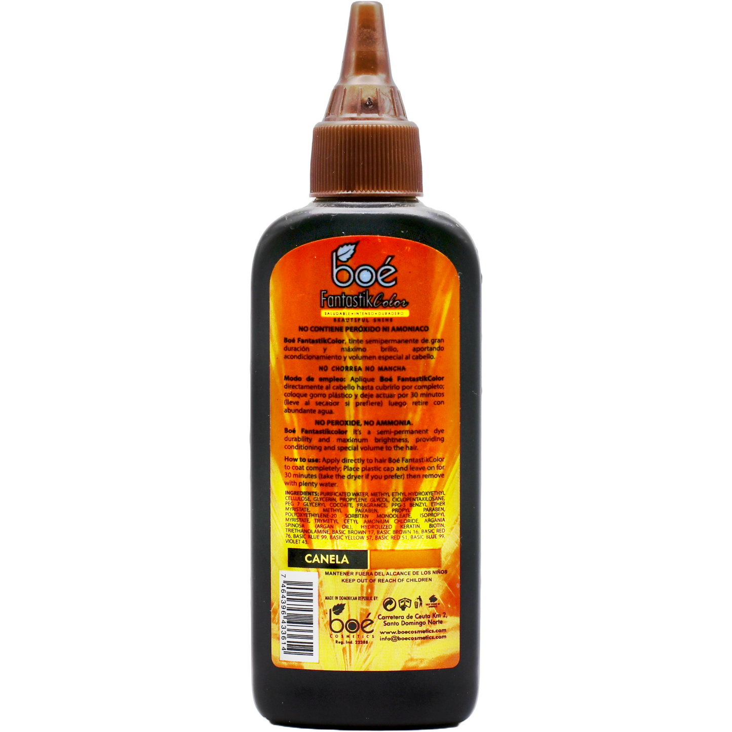 FANTASTIK COLOR CANELA 4.2 OZ. 12/1