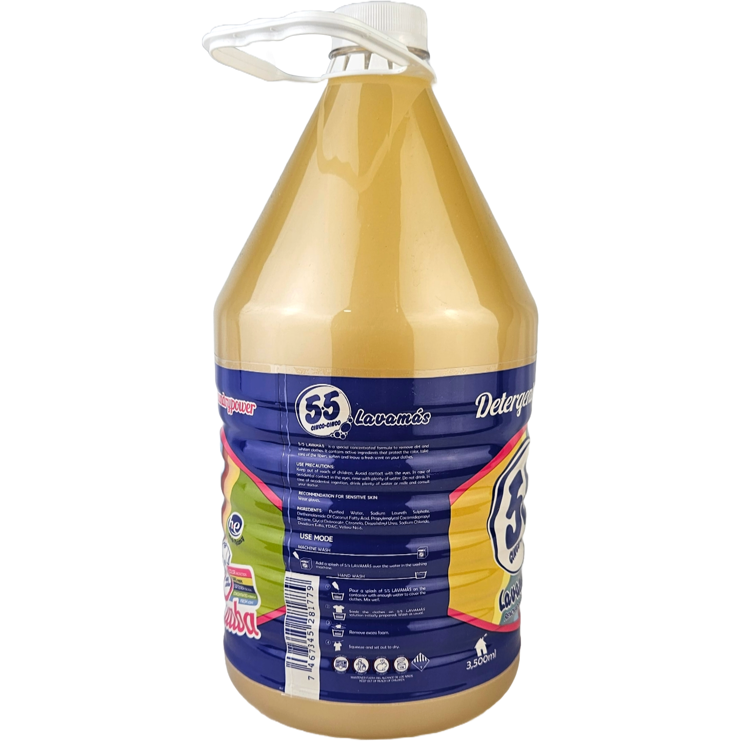 55 DETERGENTE LIQUIDO DE CUABA GALON 4/1