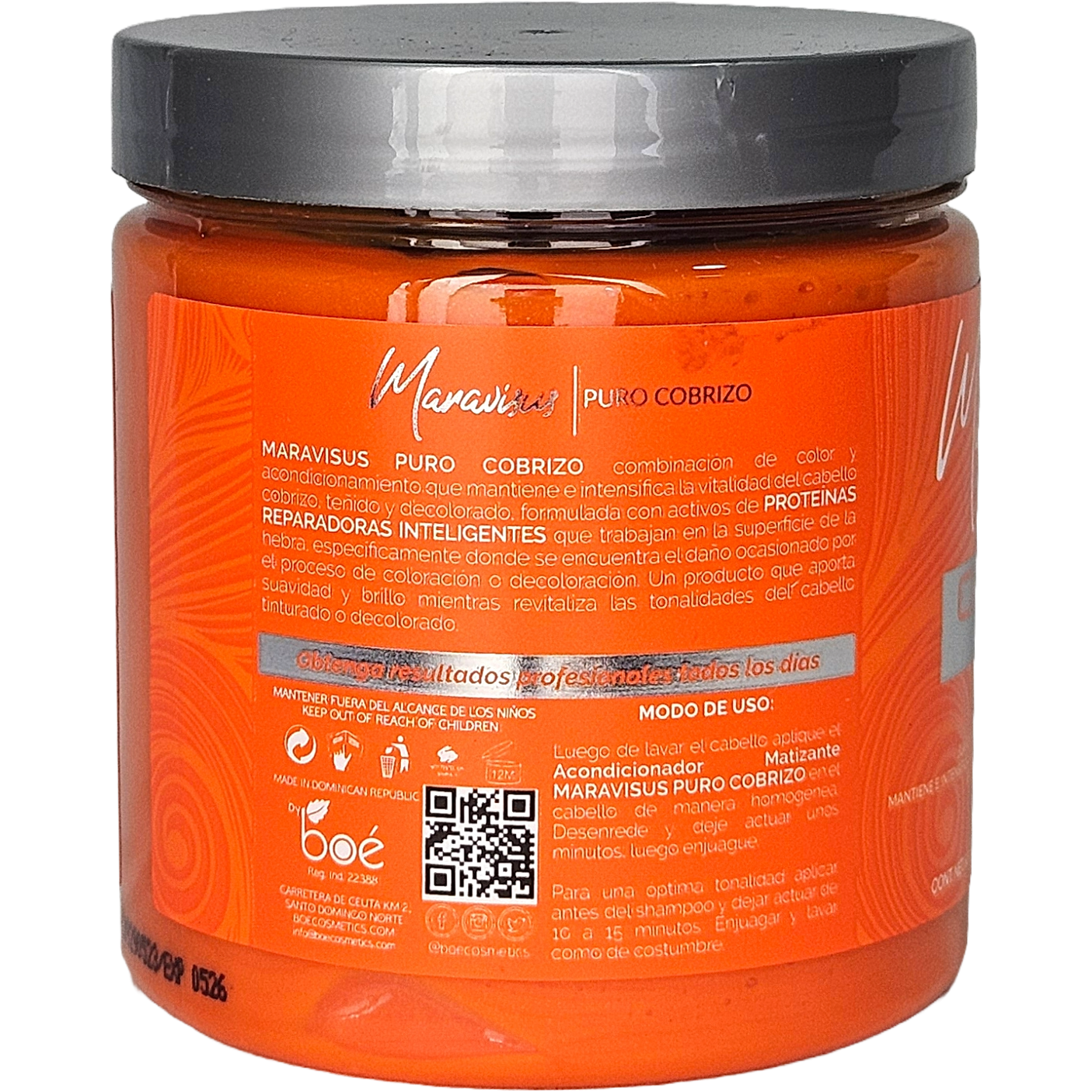 Maravisus Pure Copper Hair Conditioner 8.5 oz - Color Enhancer & Revitalizer for Dyed and Bleached Hair