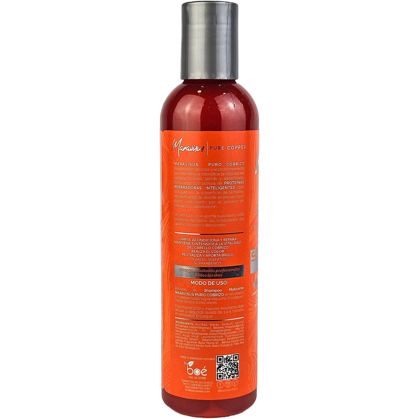 MARAVISUS PURO COBRIZO SHAMPOO MATIZANTE 8.16 OZ/245 ML 24/1