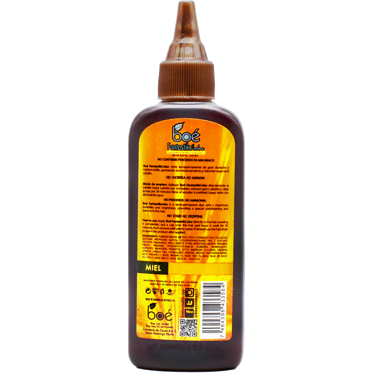 FANTASTIK COLOR CELLOPHANE MIEL 4 OZ. 12/1