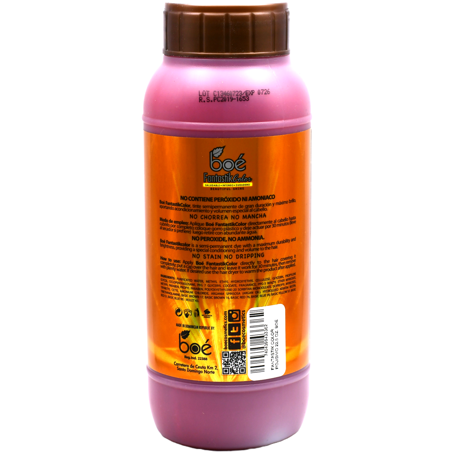 FANTASTIK COLOR CELLOPHANE ROJISIMO 22 OZ. 6/1