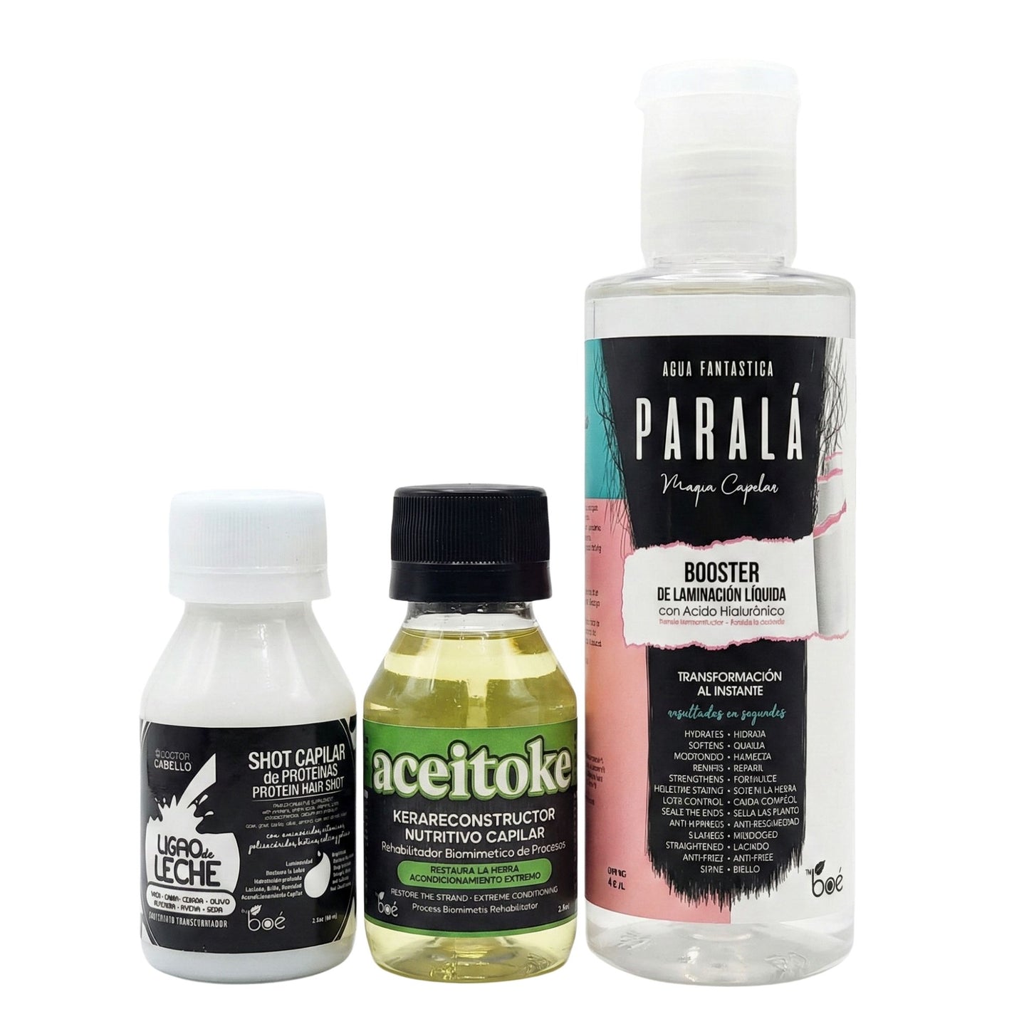 3-Step Capillary Reset Kit for Damaged Hair - Professional Deep Conditioner & Smoothing Bond Set