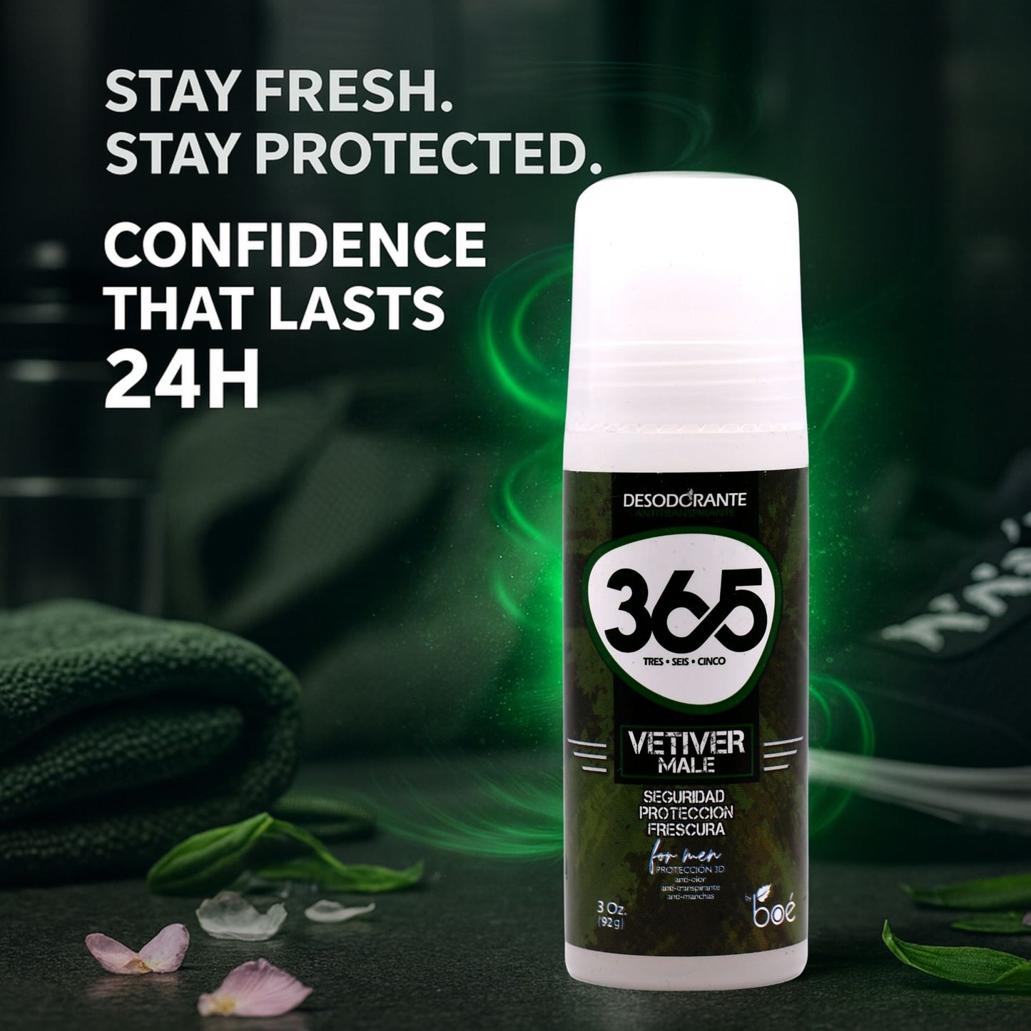 365 Vetiver Antiperspirant Deodorant for Men 3 oz