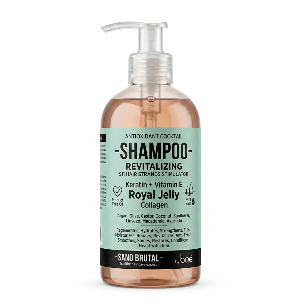 Jalea Real SanoBrutal Antioxidant Cocktail Hair Repair Kit - Shampoo & Deep Conditioning Mask