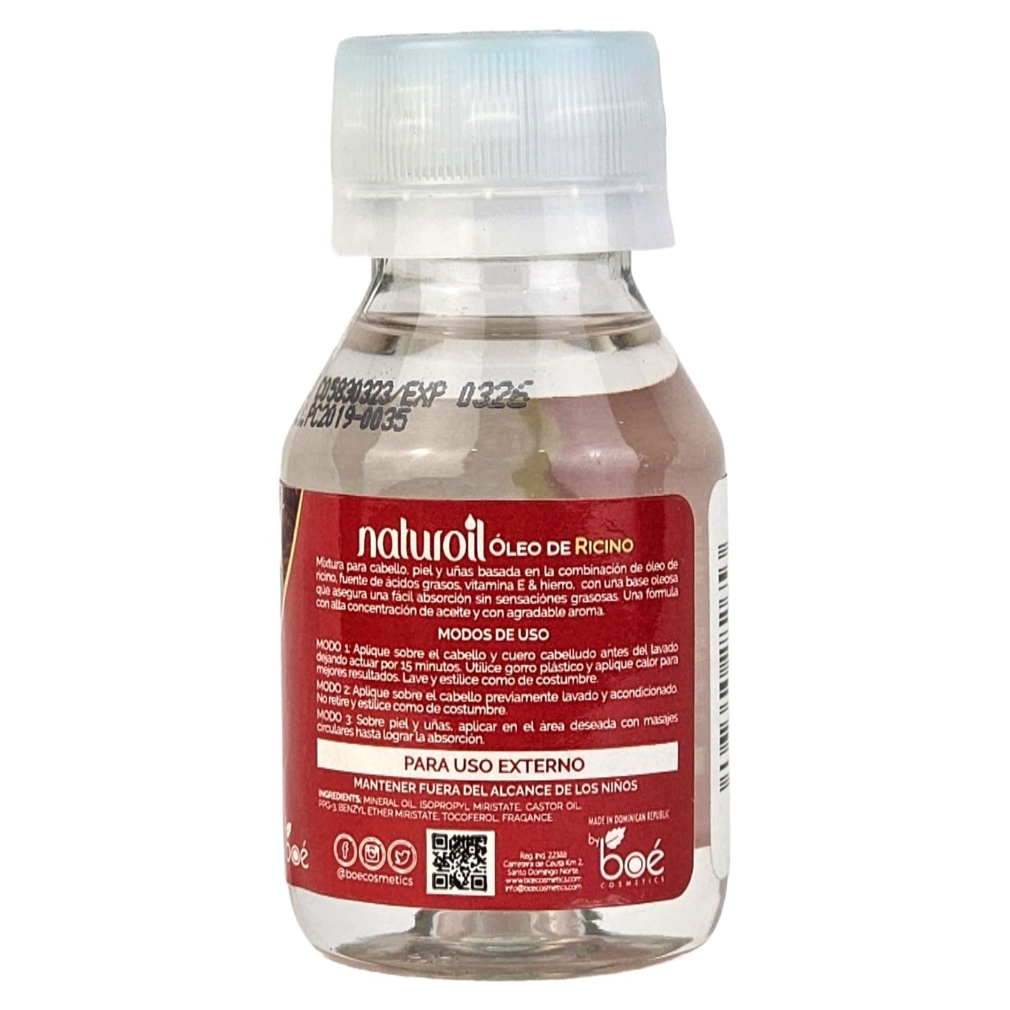 Naturoil Castor Oil for Hair, Skin & Nails 2 oz - Rich in Fatty Acids & Vitamin E