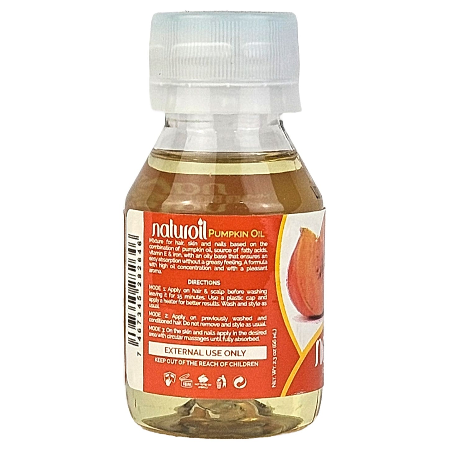 Naturoil Pumpkin Oil for Hair, Skin & Nails 2 oz - Rich in Fatty Acids