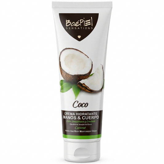 Coconut Body Lotion & Hand Moisturizer by BoePiel Sensations 8 oz