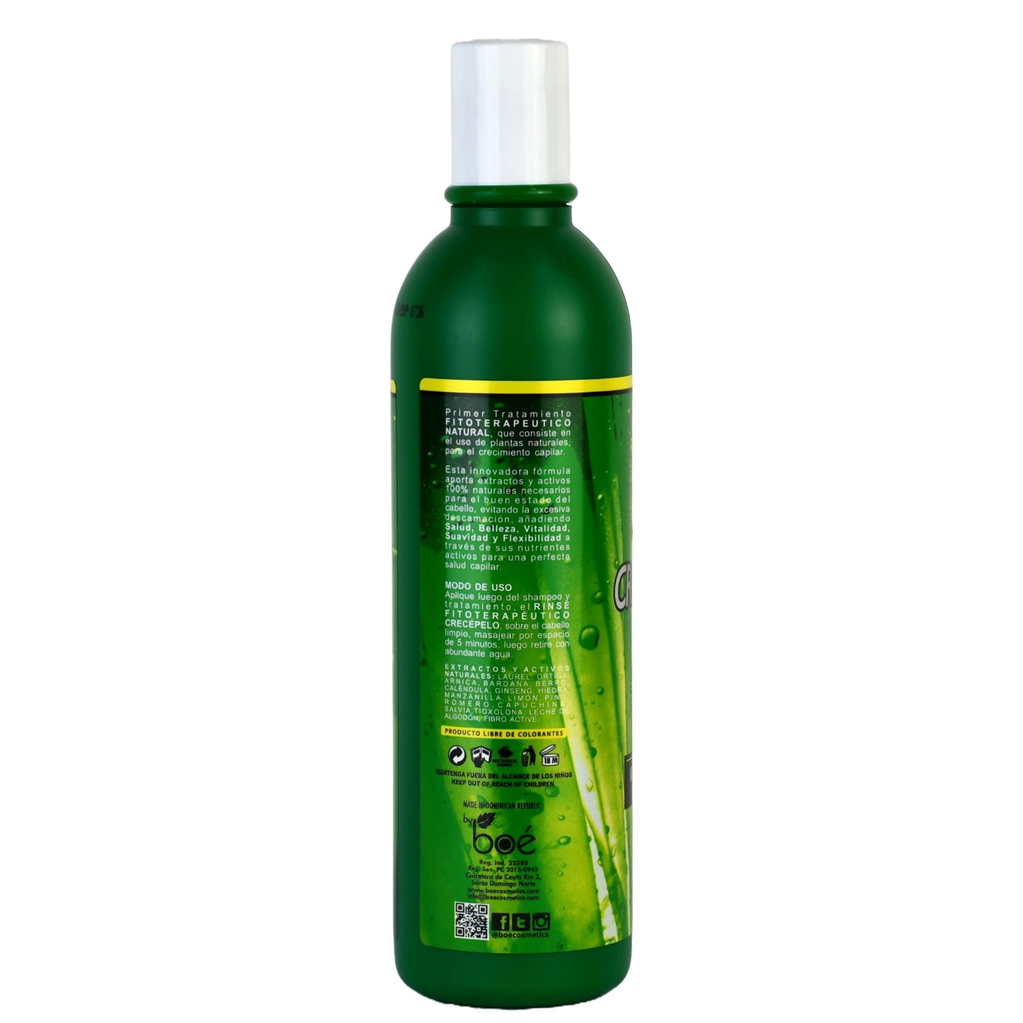 Natural Phytotherapeutic Rinse 12.5 oz - Hair Growth Conditioner with Plant-Based Extracts