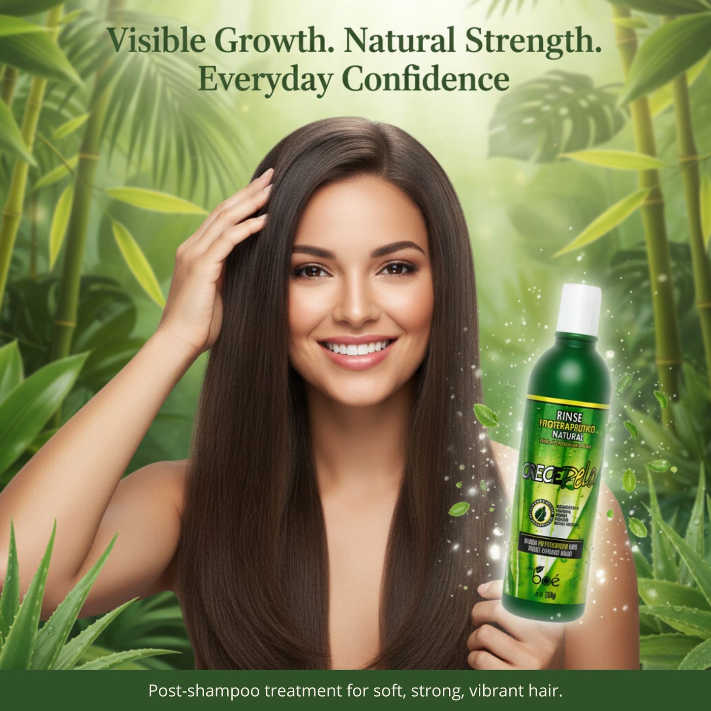 Natural Phytotherapeutic Rinse 12.5 oz - Hair Growth Conditioner with Plant-Based Extracts