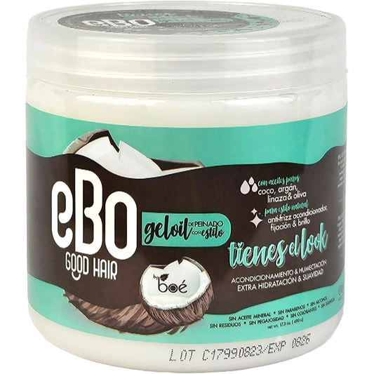 EBO GOOD HAIR COCO GELOIL DE PEINADO 17.3 OZ /490 GRS  12/1