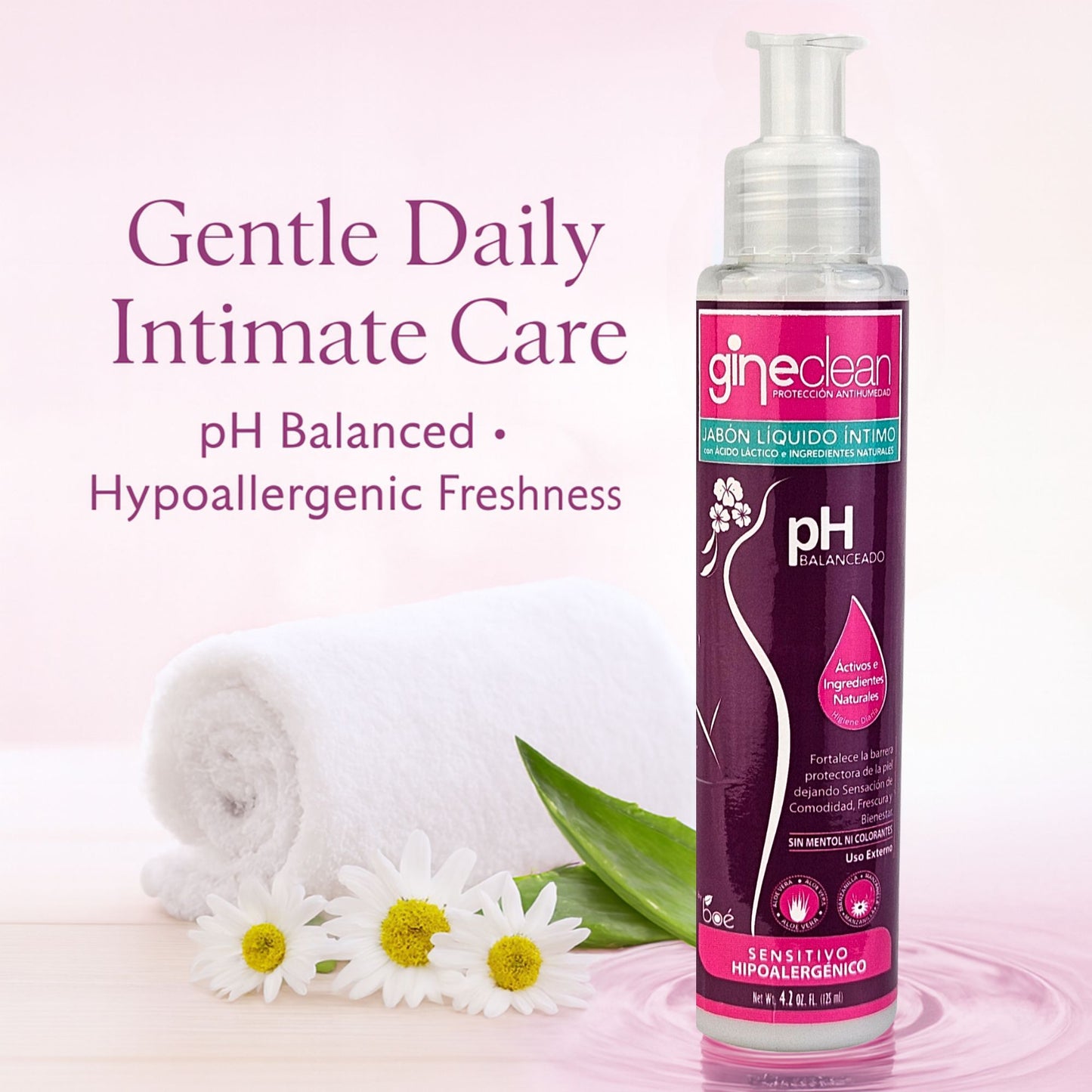 Gineclean Antihumidity Intimate Liquid Soap 4.2 oz - Daily Feminine Wash