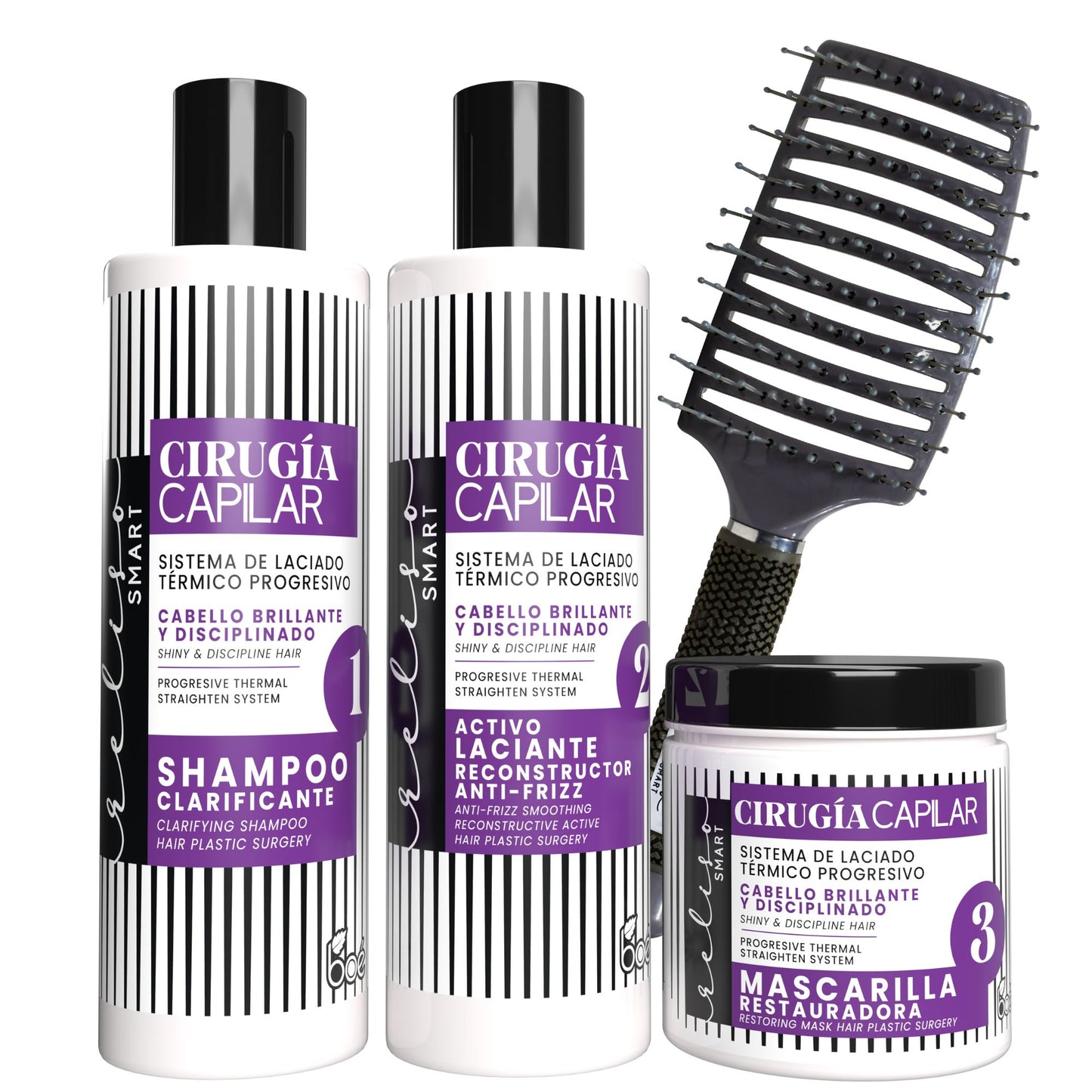 Hair Smoothing Treatment Kit – 3-Step Anti-Frizz System