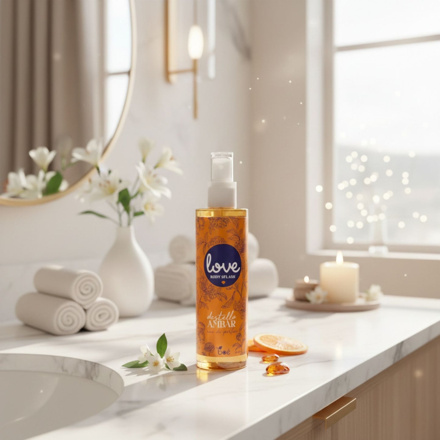 Love Body Splash Destello Ambar Eau de Parfum 8 oz