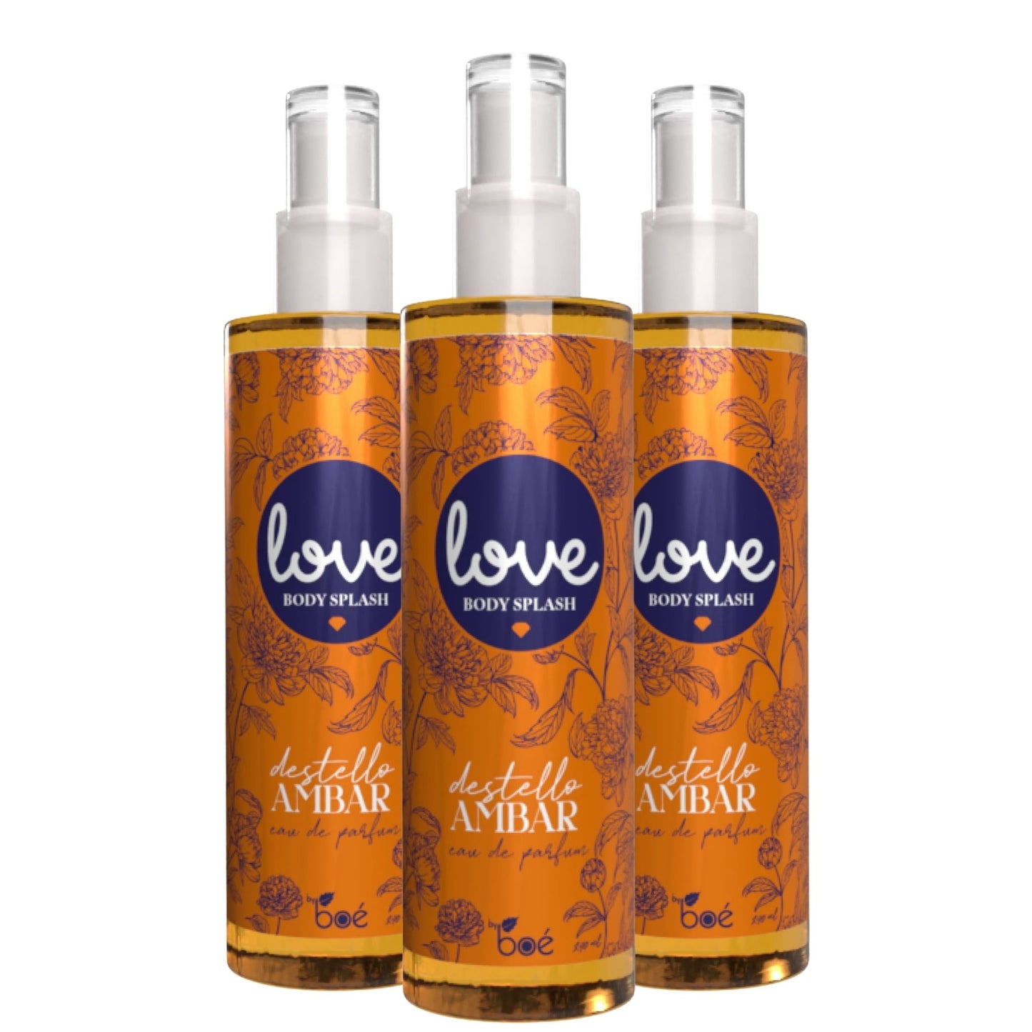 Love Body Splash Destello Ambar Eau de Parfum 8 oz