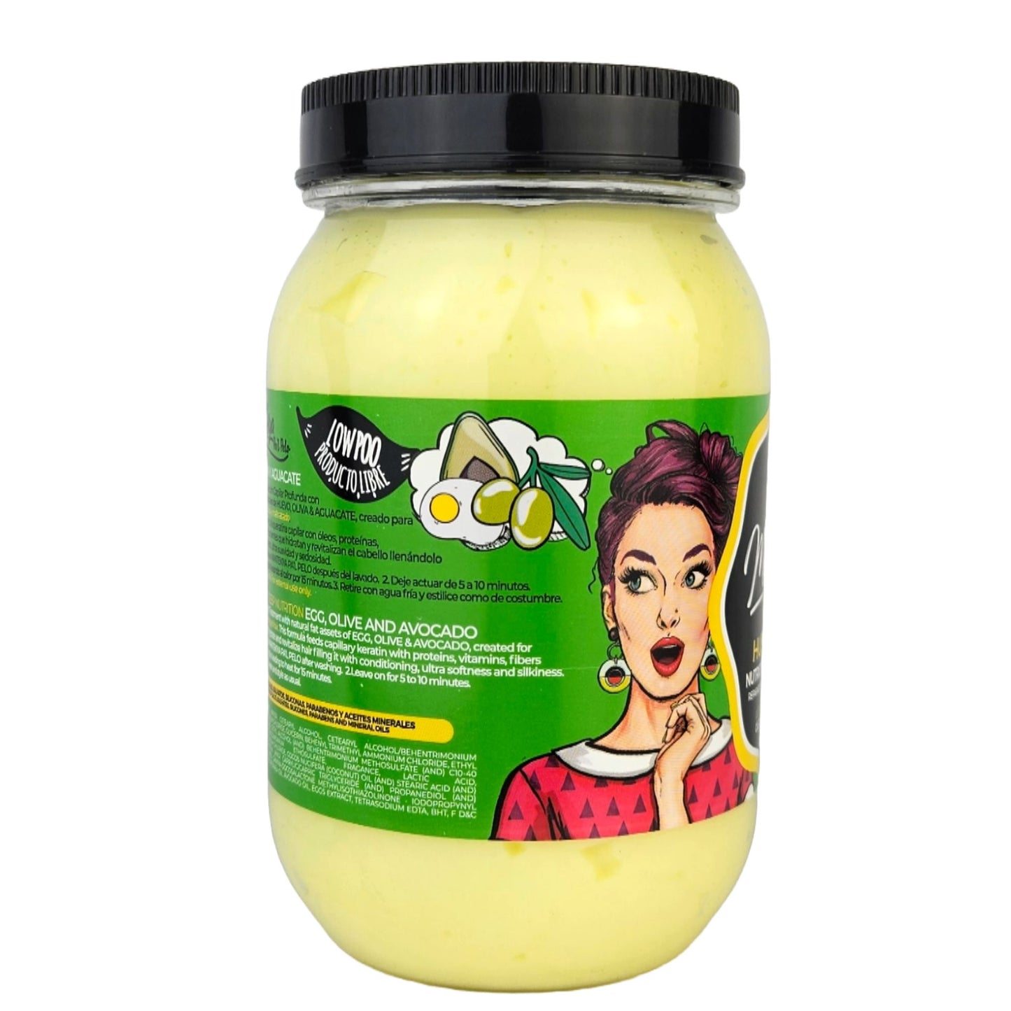 Mantekiya Pal Pelo Hair Butter 16 oz - Deep Nutrition for Dry & Damaged Hair