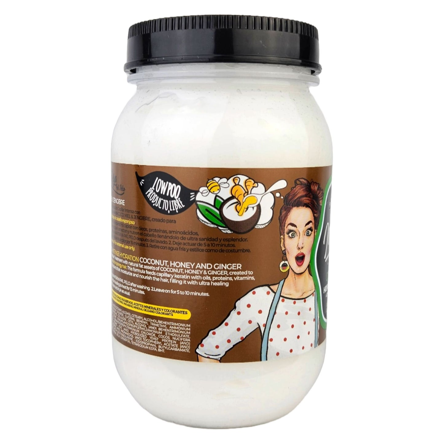 Mantekiya Pal Pelo Hair Butter 16 oz - Intense Hydration with Coconut