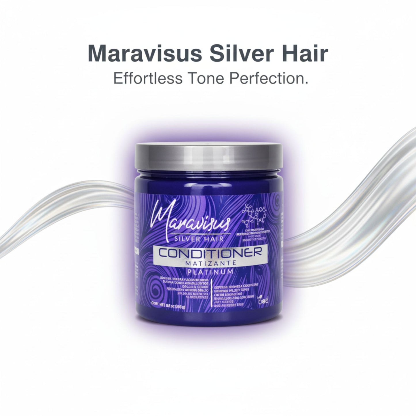 Maravisus Silver Hair Conditioner 8.5 oz - Purple Toning Conditioner