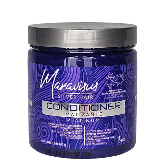 Maravisus Silver Hair Conditioner 8.5 oz - Purple Toning Conditioner