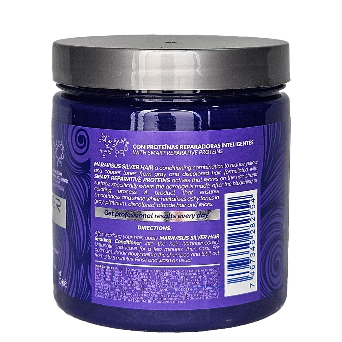 Maravisus Silver Hair Conditioner 8.5 oz - Purple Toning Conditioner