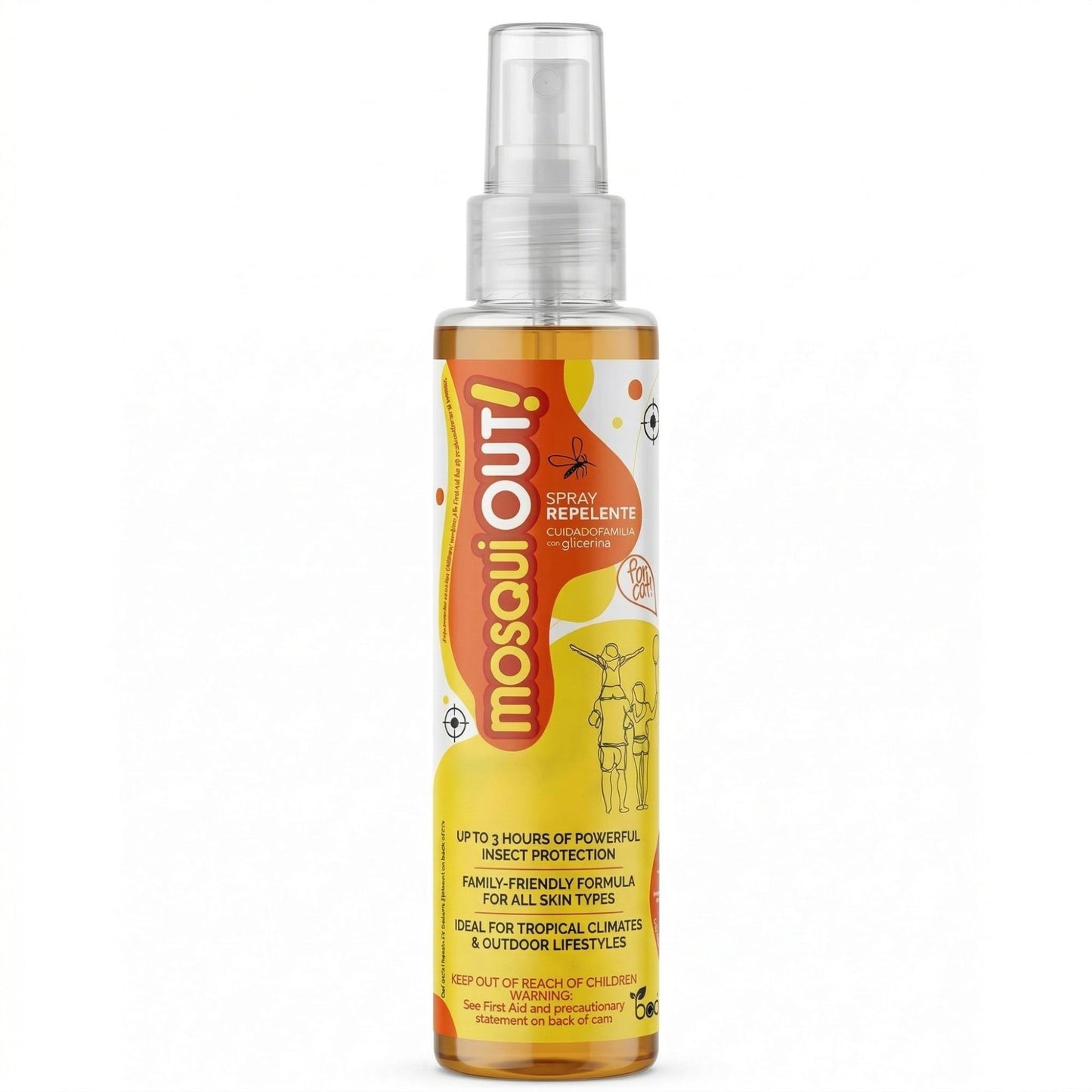 MosquiOUT! Insect Repellent Spray 4.4 oz | Long-Lasting Protection Against Mosquitoes, Flies, Ticks & Gnats