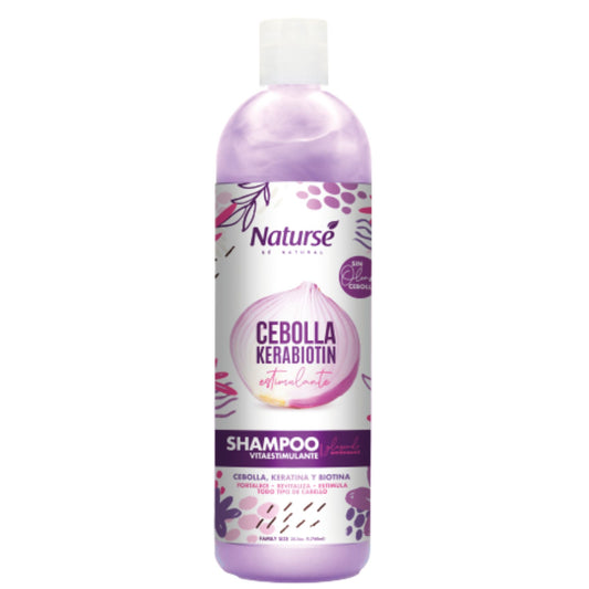 Naturse Vitaestimulante Shampoo 25.5 oz - Onion, Keratin & Biotin Hair Strengthening