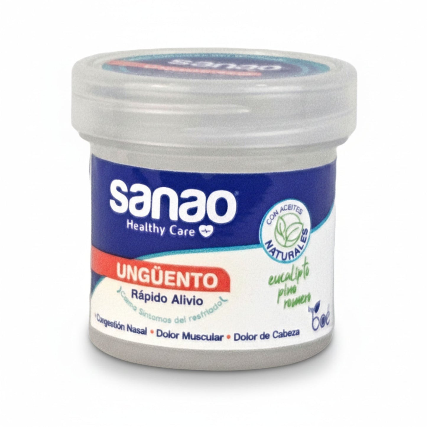 Sanao Healthy Care Soothing Ointment 2.34 oz – Eucalyptus, Rosemary & Pine Oils