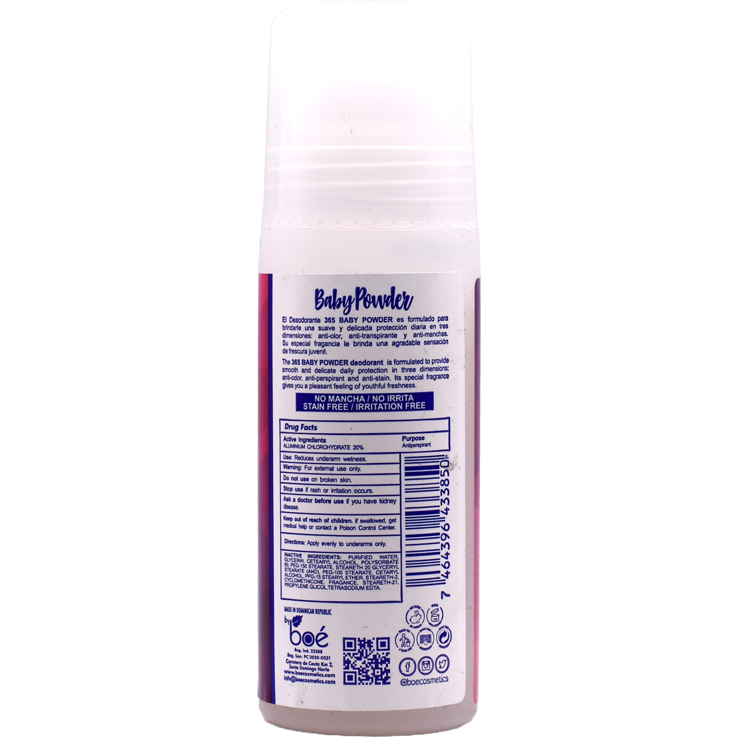 DESODORANTE BABY POWDER 3 OZ. 28/1