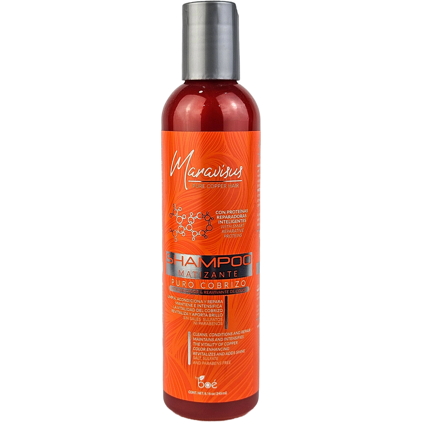 MARAVISUS PURO COBRIZO SHAMPOO MATIZANTE 8.16 OZ/245 ML 24/1