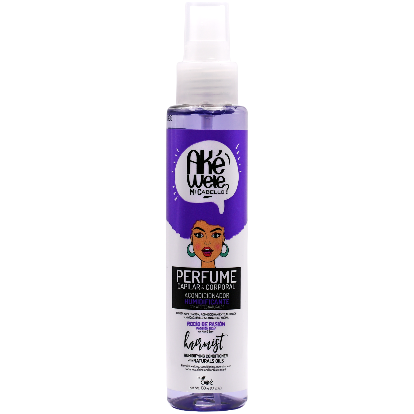 AKe WELE PERFUME CAPILAR PASION 4.4 oz. - Hair Mist Passion Dew AKe WELE PERFUME CAPILAR PASION 4.4 oz. - Hair Mist Passion Dew